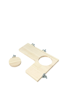 Полка для грызунов и ступенька LionPets "Corner shelf Set" LionPets 50.PS.050-M