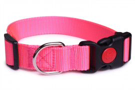 Ошейник для собак LionPets LPO-045-5 (Розовый неон)
