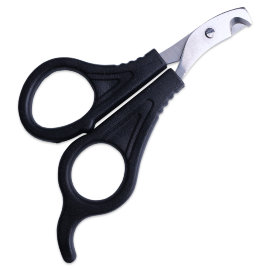 Когтерез-ножницы LionPets c упором для пальца малый 10,5х5,5 см