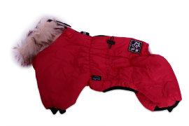 Комбинезон для собак Lion Nice-Style KLPK134 на мальчика, цвет: красный