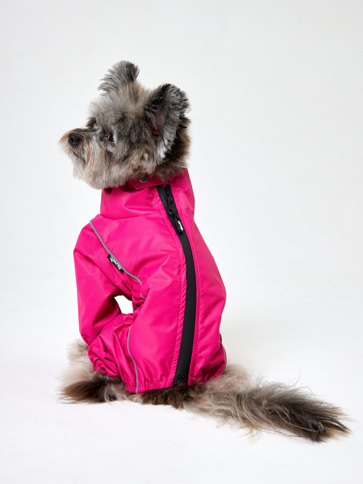 Дождевик для собаки LionPets Woopy SLM-8324 девочка Цвет: Розовый (утеплённый)
