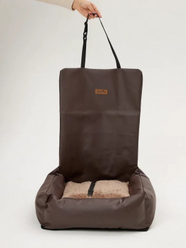 Автомобильное автокресло "LionPets" для животных LP6603 материал: Эко-кожа (50х55х16 см)