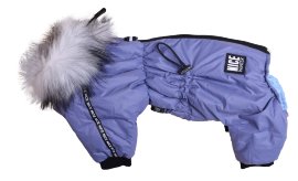 Комбинезон для собак Lion Nice-Style KLP120 на мальчика, цвет: серо-голубой