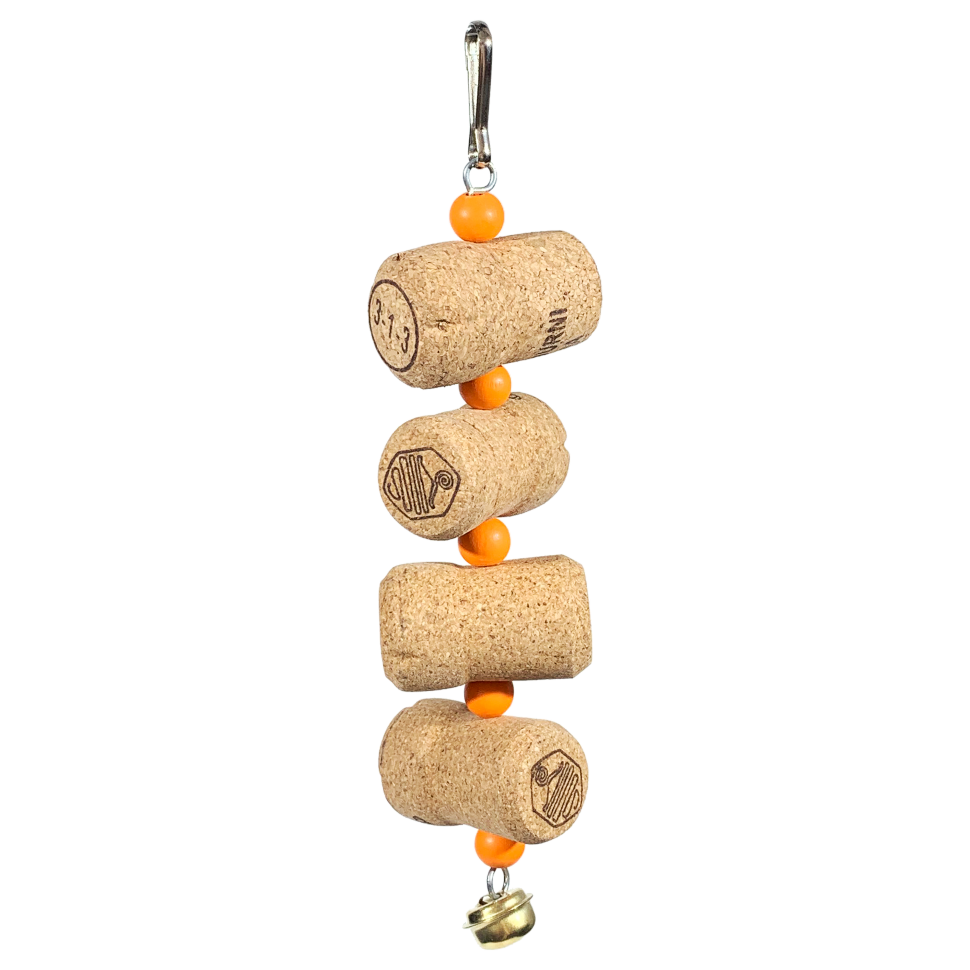Игрушка для попугаев "Cork orange" LionPets (Размер: 18х15 см) 42.PS.143-OR