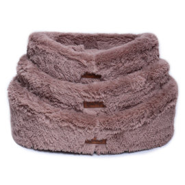 Комплект лежанок для животных LionPets Амбре (мех) кофейный LM103-1