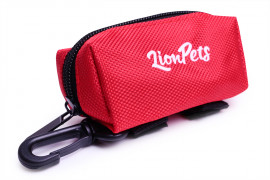 Сумочка диспенсер LionPets для уборки за животным с липучкой LPD-100-9