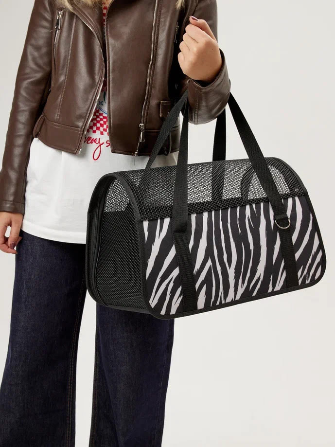 Сумка-переноска для животных LionPets Animal Zebra LP-6212