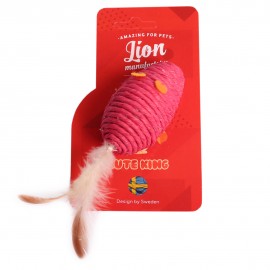ЭКО игрушка для кошек Lion Мышка LMG-K0042-E 7,6 см