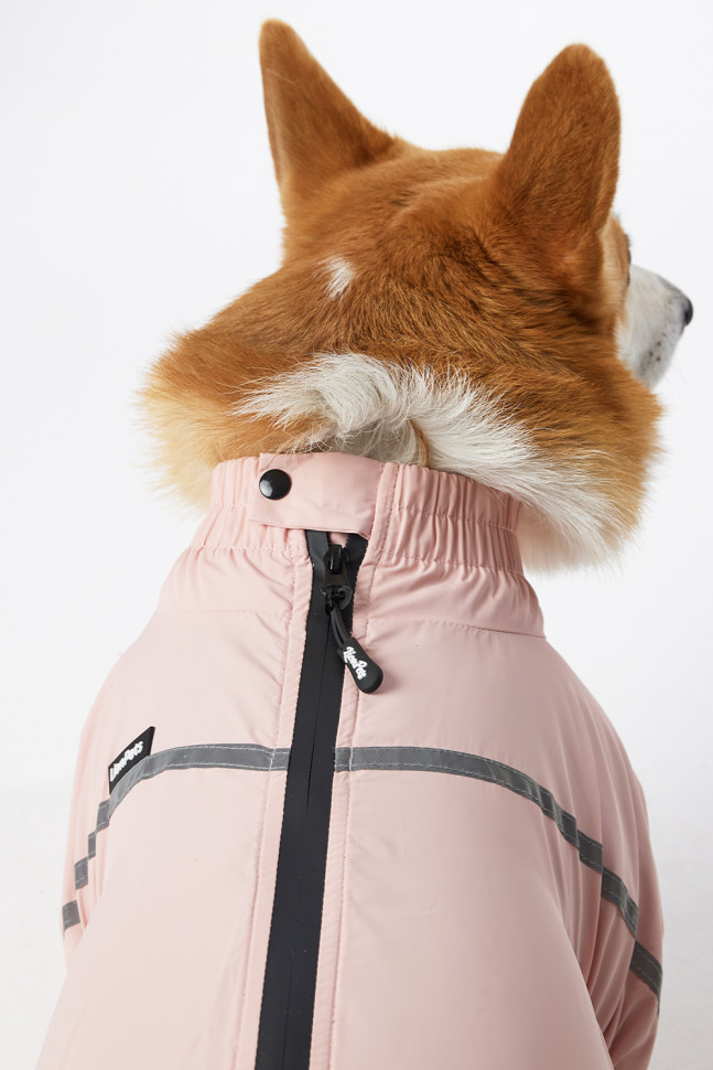 Дождевик LionPets Корги LPK-9125-121 на девочку Цвет: Пудровый