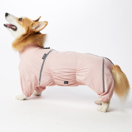 Дождевик LionPets Корги LPK-9125-121 на девочку Цвет: Пудровый