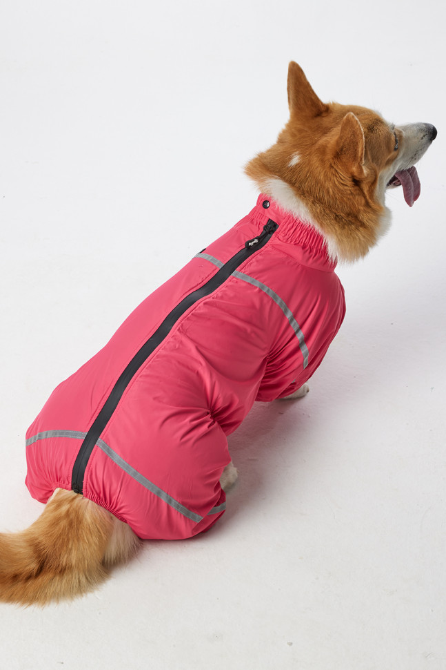 Дождевик LionPets Корги LPK-9125-58 на девочку Цвет: Розовый