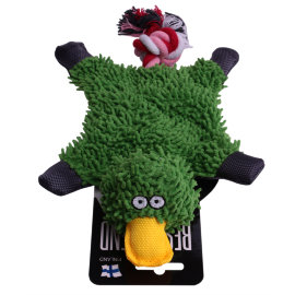 Игрушка для собак LionPets "швабра" Утка UT1030 (Зелёная) 32х19 см