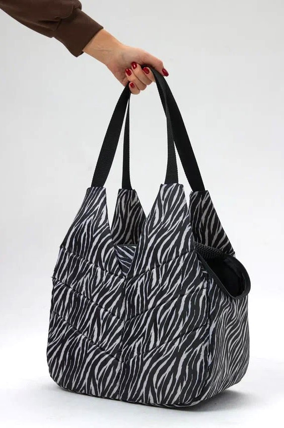Сумка-переноска для животных LionPets Zebra LP6400-12