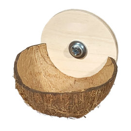 Кормушка для мышей "WaII Coconut" LionPets (Размер: 8х8х8см) 50.PS.069-S