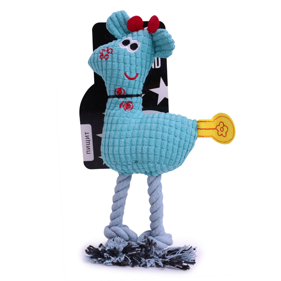 Игрушка для собак LionPets Корова UT1038 (Синяя) 29 см